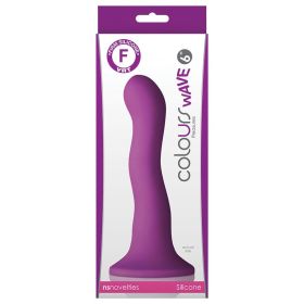 Colours Wave Dildo-Purple 6"