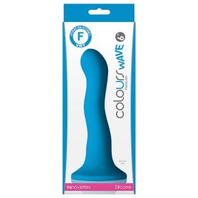 Colours Wave Dildo-Blue 6"